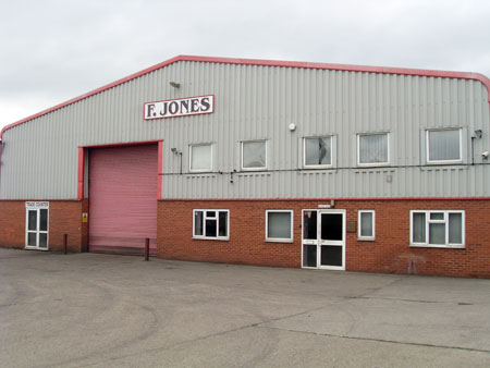 F Jones Food Service building in Wrexham, North Wales